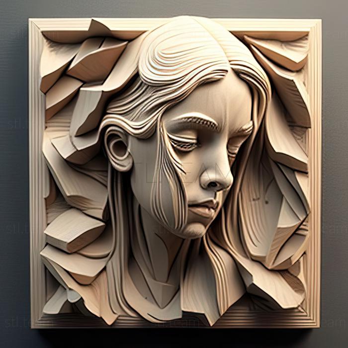 3D model Marie Menken American artist (STL)